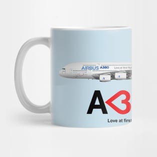 Airbus A380 - Love at First Flight Mug